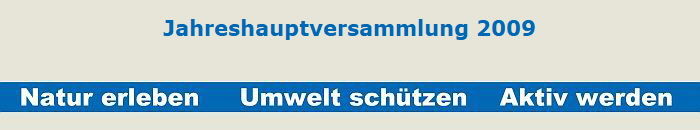 Jahreshauptversammlung 2009