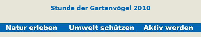 Stunde der Gartenvgel 2010